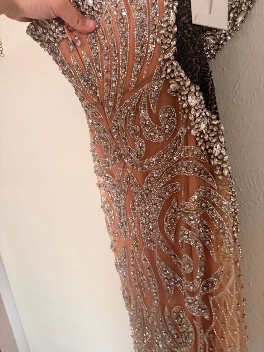 NWT PORTIA AND SCARLETT PS24867C RHINESTONE EMBELLISHED RED CARPET DRESS size 14 - Picture 12 of 12